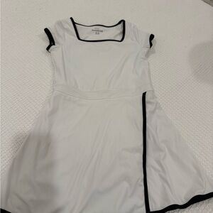 Abercrombie Kids White Dress with Black Accents